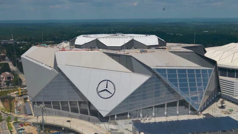 Mercedes-Benz Stadium in Atlanta
